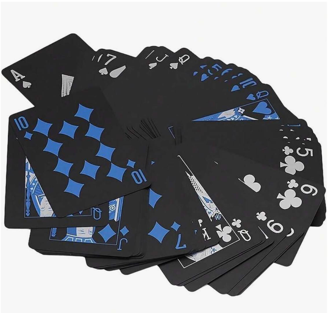 Black and Blue playing cards