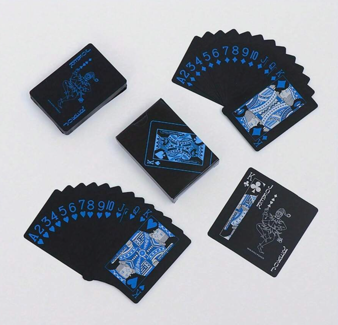 Black and Blue playing cards